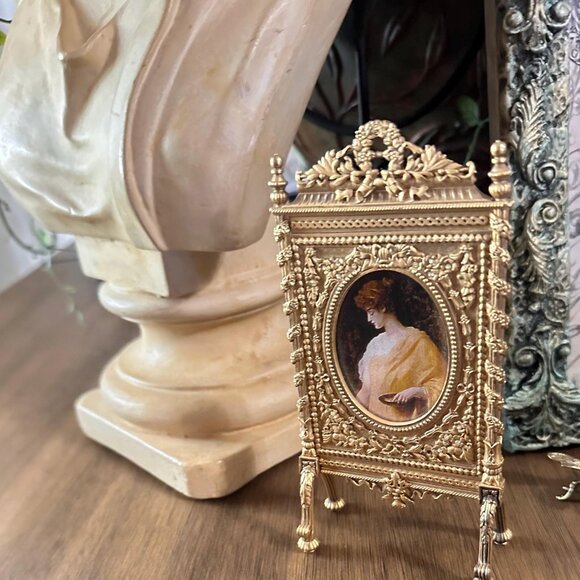 Edgar Berebi Limited Edition Gold and Crystal Victorian style tabletop photo fra - Picture 1 of 8